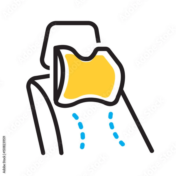 Fototapeta Vector multi color icon for Neckrest