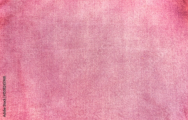 Fototapeta Abstract red jean fabric texture background, blank red fabric pattern background