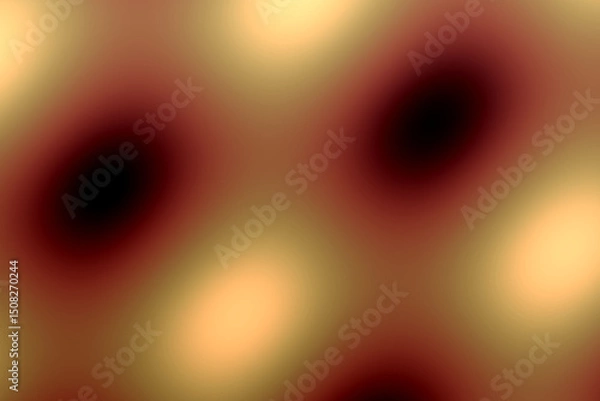 Fototapeta Warm orange yellow gradient background with soft bokeh effect and golden tones perfect for autumn themed design projects