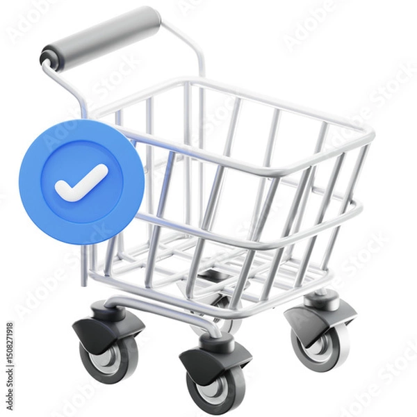 Obraz Checkout 3D Illustration