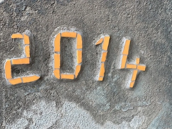 Obraz The year 2014 