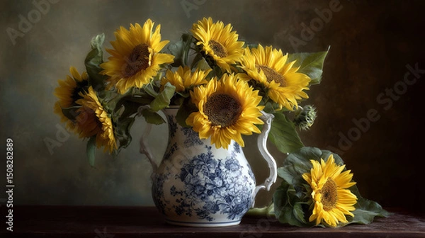 Obraz sunflowers in a vase