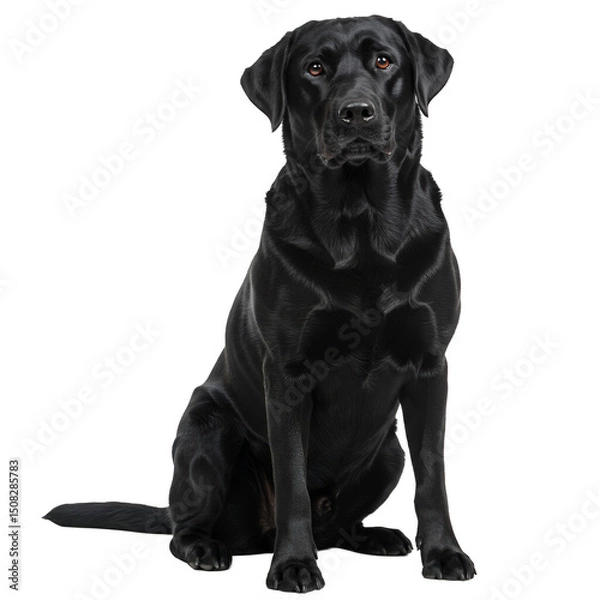 Obraz Labrador Retriever transparent background