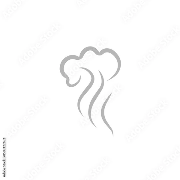 Obraz wind line vector illustration
