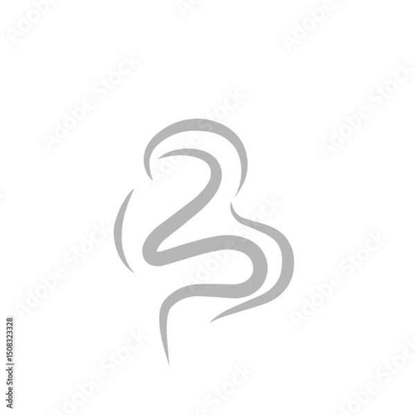 Obraz wind line vector illustration