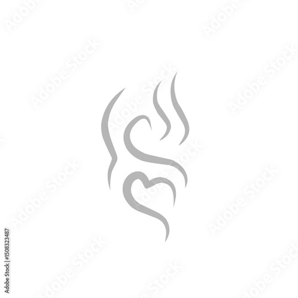 Obraz wind line vector illustration