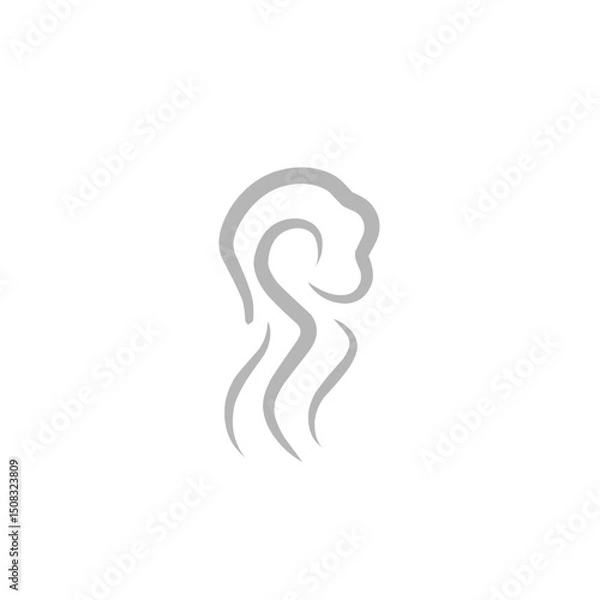 Obraz wind line vector illustration