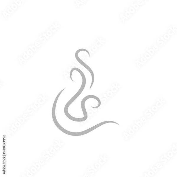 Obraz wind line vector illustration