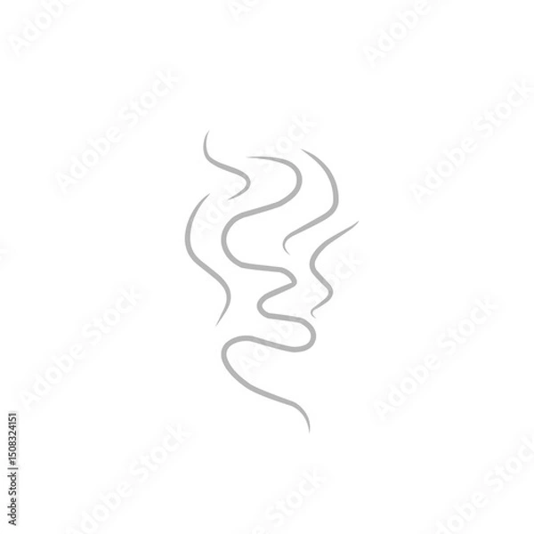 Obraz wind line vector illustration
