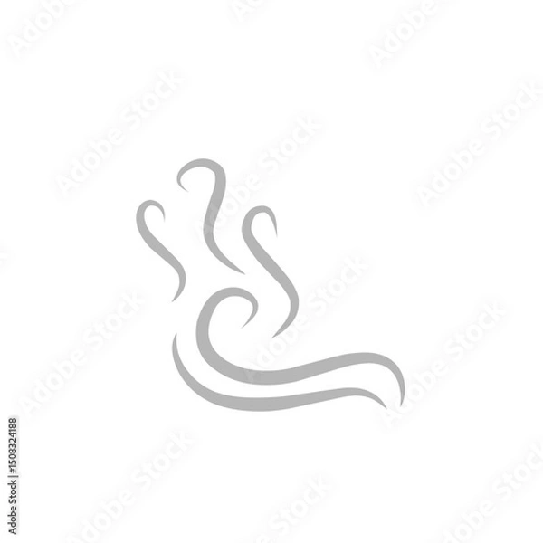 Obraz wind line vector illustration