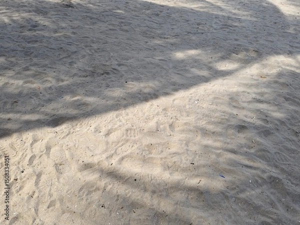 Fototapeta footprints in the sand