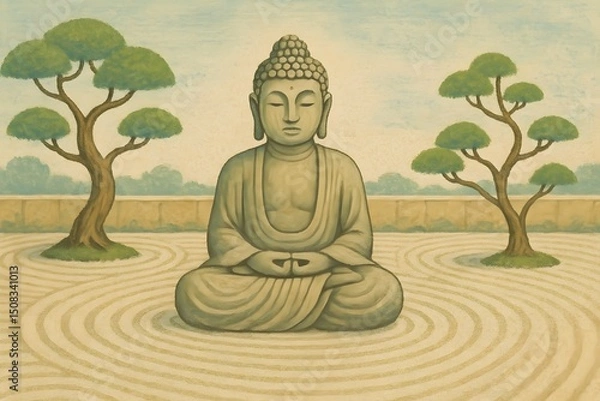 Obraz Buddha Statue 