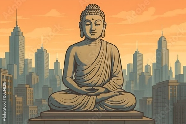 Obraz Buddha Statue 