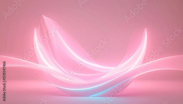 Fototapeta abstract pink background with lines