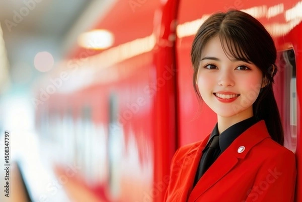 Obraz 日本で特定技能で働くベトナム人の駅係員