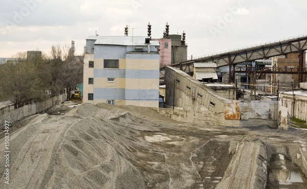 Fototapeta the territory of the plant