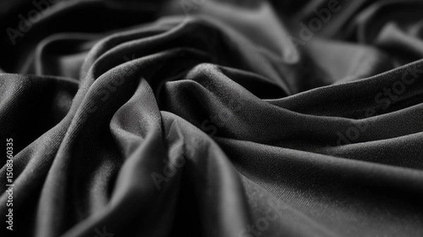 Obraz black satin background