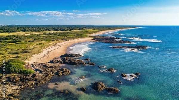Obraz Uruguay landscape pampas and Atlantic beaches beautiful nature view
