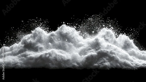 Obraz White powder abstract texture
