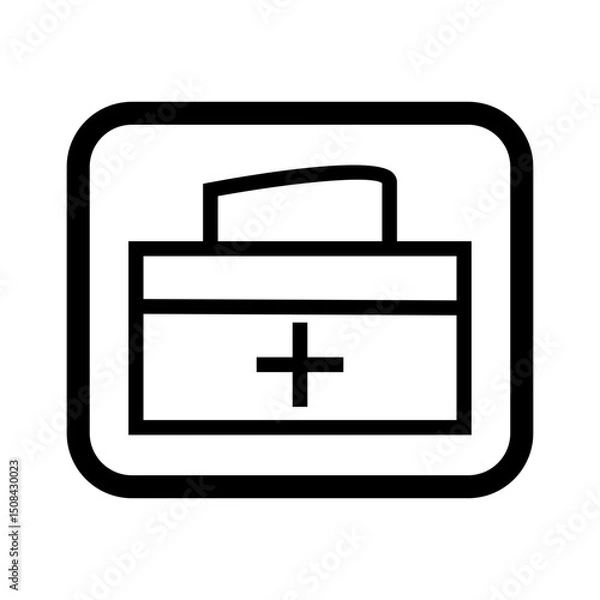 Fototapeta first aid kit icon