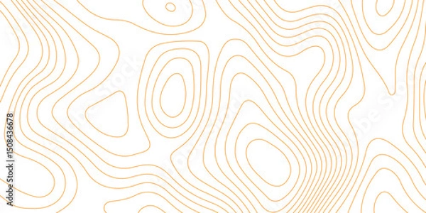 Fototapeta Topographic map background with geographic grid for hiking and mountain sport. modern design with white background and colorful wave line. topographic contour lines vector map seamless pattern vector.