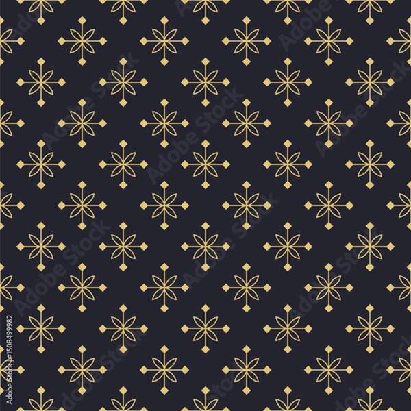 Obraz Geometric simple ornament. Seamless vector pattern.