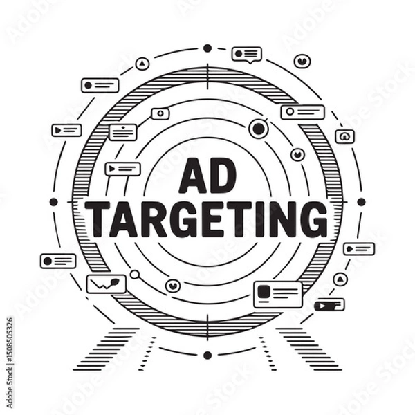 Fototapeta AD targeting vector