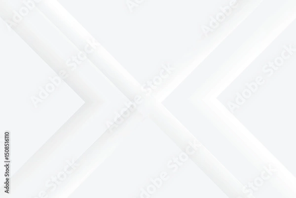 Obraz Abstract white and gray background. smooth abstract background, blurred pattern. Light pale vector background. Abstract pale geometric pattern eps 10