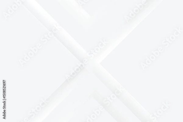 Obraz Abstract white and gray background. smooth abstract background, blurred pattern. Light pale vector background. Abstract pale geometric pattern eps 10