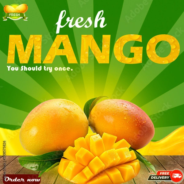 Obraz Mango poster design