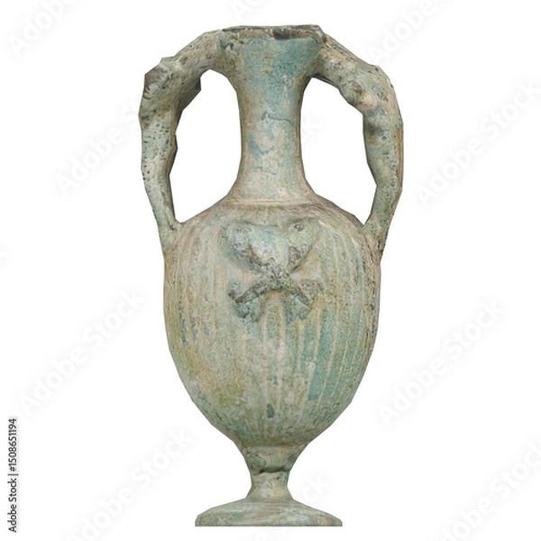 Fototapeta 3D rendering illustration of an ancient double handled amphora