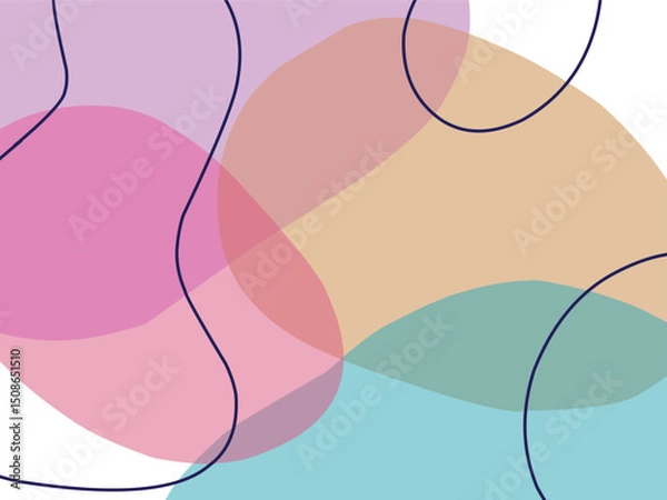 Fototapeta Abstract background colorful shape liquid art design  (20250528083651) [Converted].eps