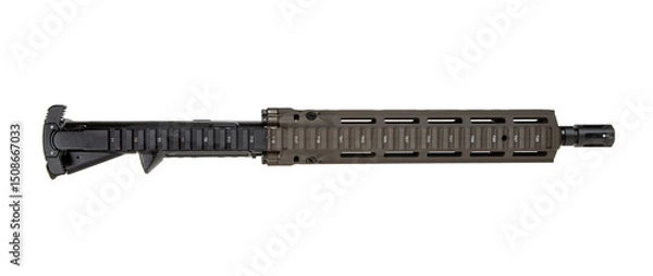 Fototapeta Top view of AR-15 upper receiver