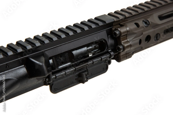 Fototapeta AR-15 ejection port close-up