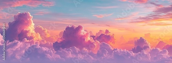 Fototapeta Pastel Sunset Cloudscape