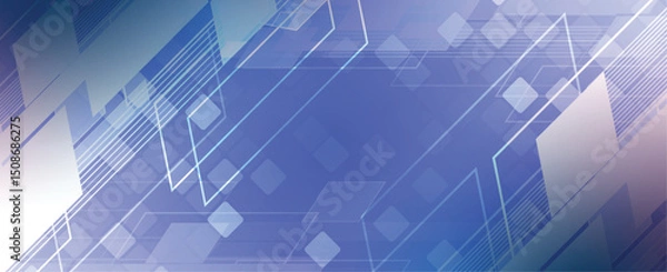 Fototapeta Abstract high digital technology and science background