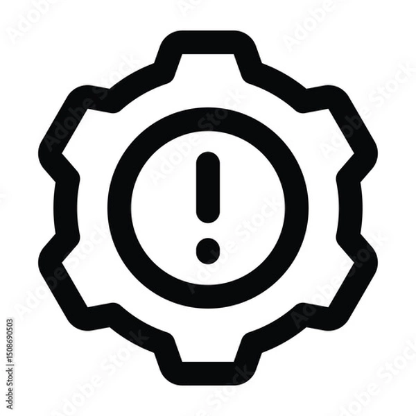 Fototapeta Simple Risk Managemenet outline icon. The icon can be used for websites, print templates, presentation templates, illustrations, etc	
