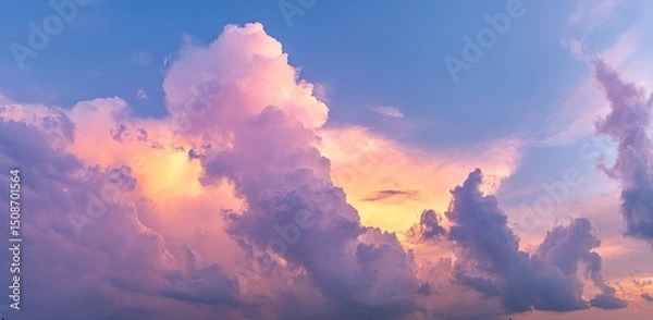 Obraz Colorful Sunset Cloudscape