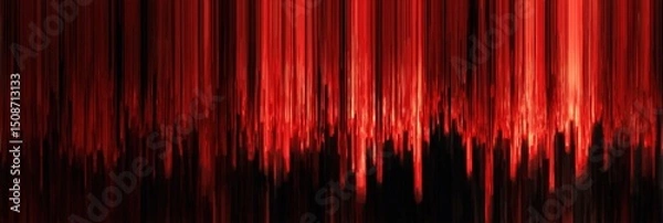 Fototapeta Abstract Red Vertical Lines Background