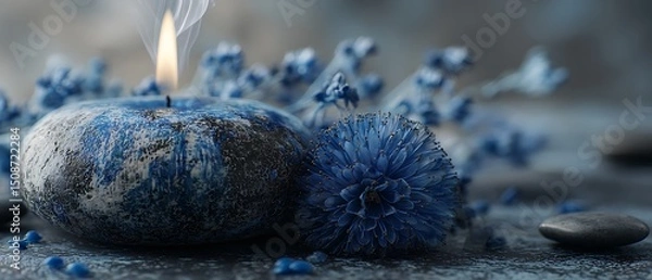 Obraz 붉은 그래프로 표현된 주식 시장 하락 개념 이미지 AI 생성