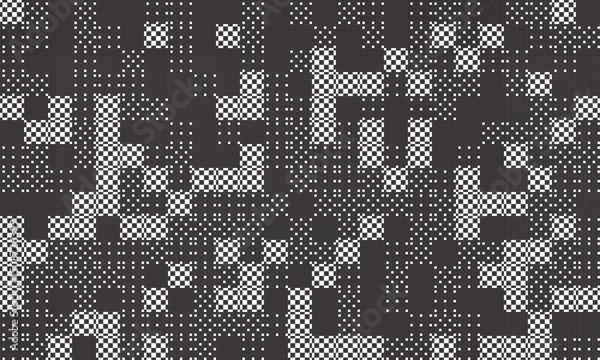 Obraz Half tone Random dots,Pixel mosaic background