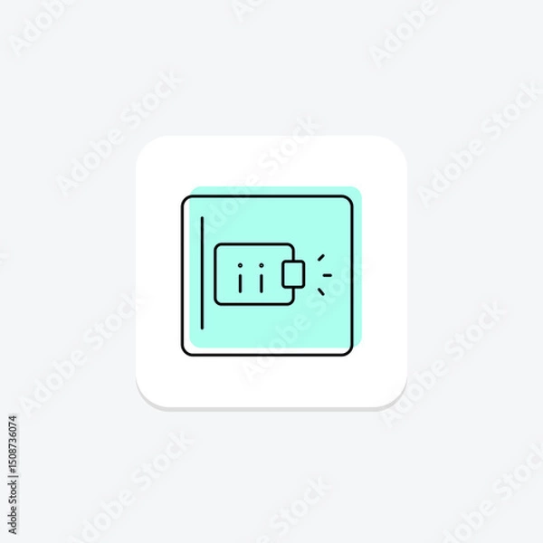 Fototapeta Dimmer Switch, vector, pixel perfect, illustrator file