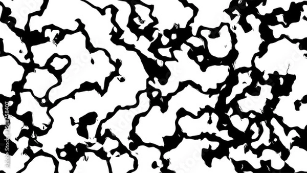 Fototapeta ILLUSTRATION ABSTRACT GRUNGE BLACK GRAINY TEXTURE ISOLATED ON WHITE BACKGROUND. DISTRESS DIRTY ROUGH MONOCHROME COLOR DESIGN VECTOR