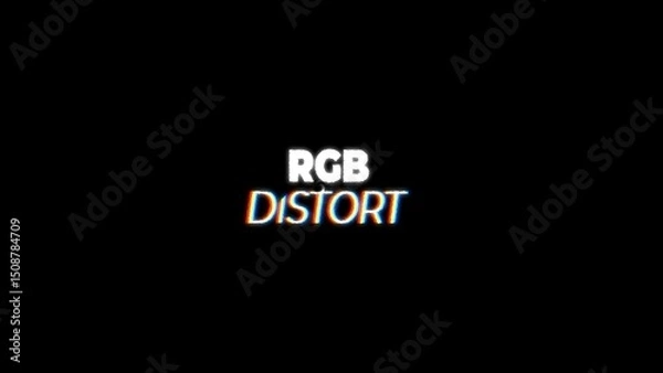 Obraz Kinetic Distort Text