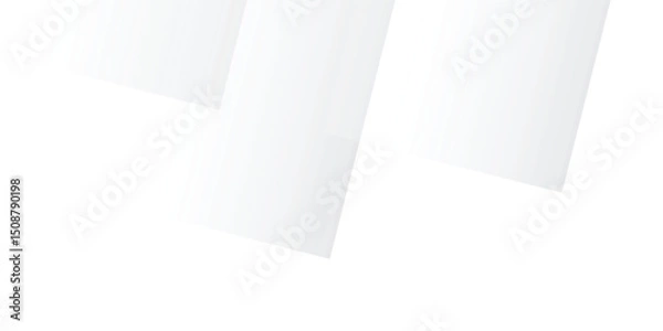 Fototapeta Crisp and elegant white abstract background with subtle square elements, perfect for web design, flyers, and digital ads.
