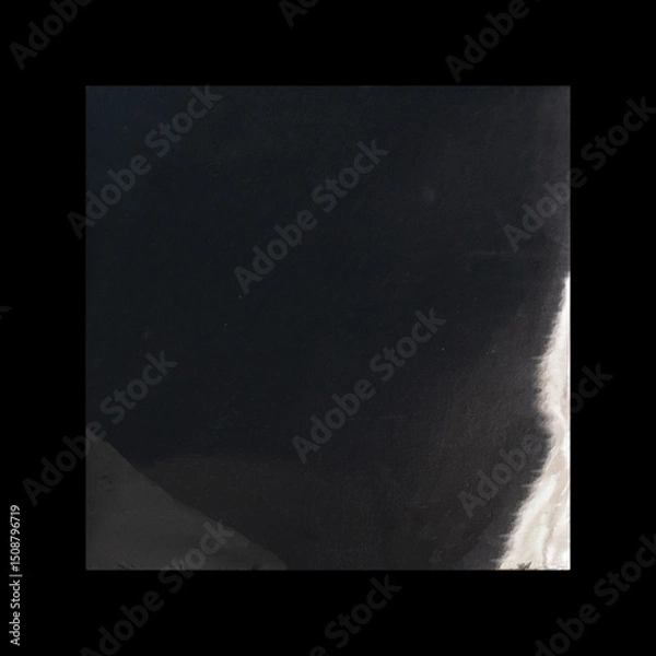 Fototapeta Plastic Bag Transparent Case Texture Overlay Effect Mockup Template Background