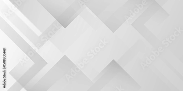 Fototapeta Abstract lines pattern technology on gray gradients background. Modern gray abstract vector long banner background. Vector illustration abstract graphic design banner pattern background template.	
