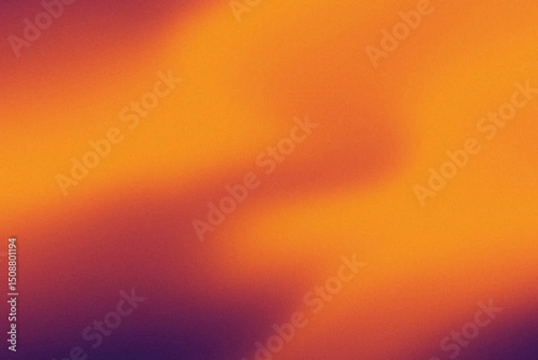 Fototapeta Abstract dreamy noise gradient background in vibrant fusion of yellow and orange hues creates a dynamic fluid texture