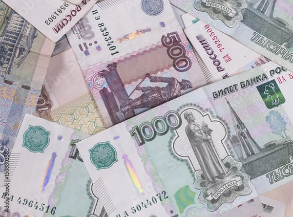 Obraz Russian banknotes