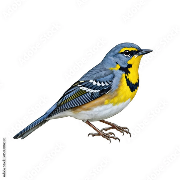 Fototapeta Northern Parula Bird PNG